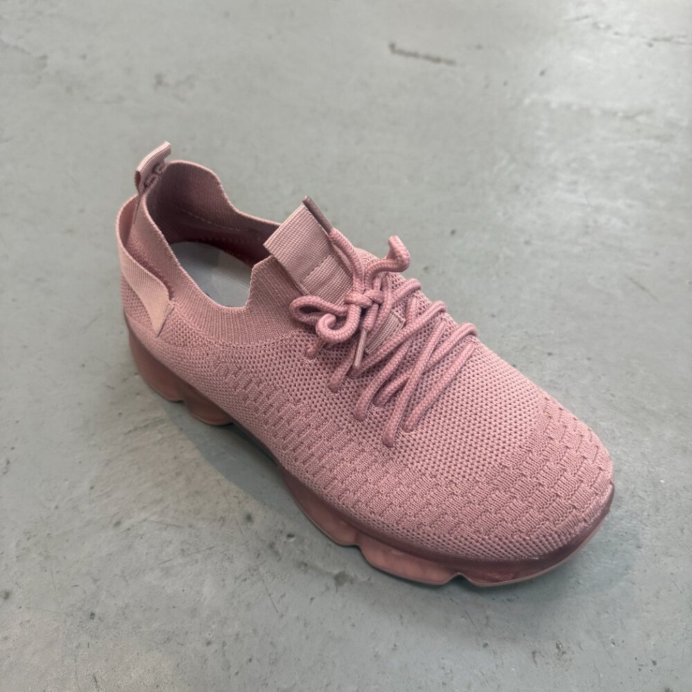 Womens Walking Running Shoes Air Cushion Sneakers Fashion Tennis 1942 blush